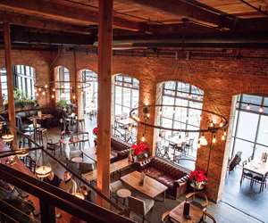 View from the Loft, overlooking the Lounge and Solarium